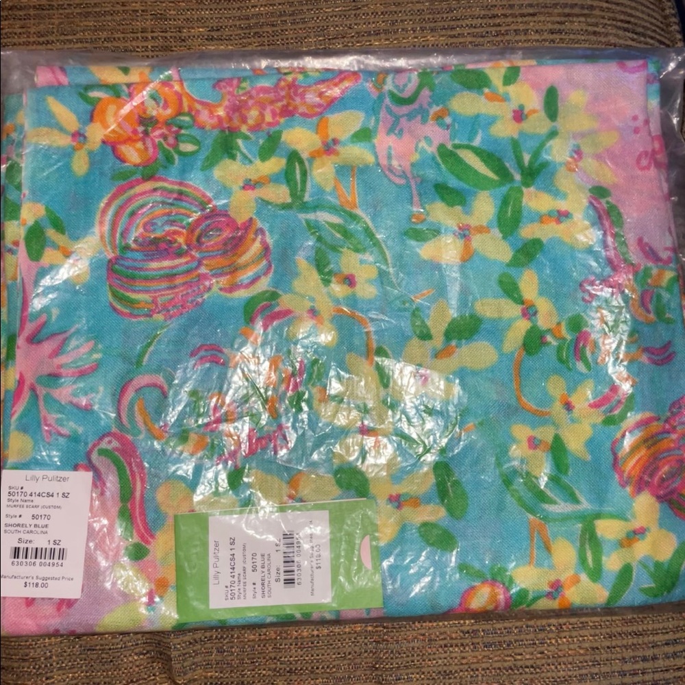 Lilly Pulitzer South Carolina Murfee Scarf NWT